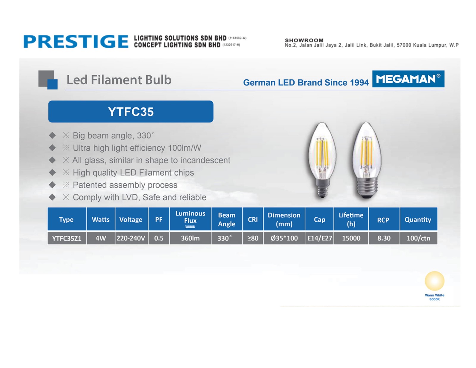 LED Filament Bulb 