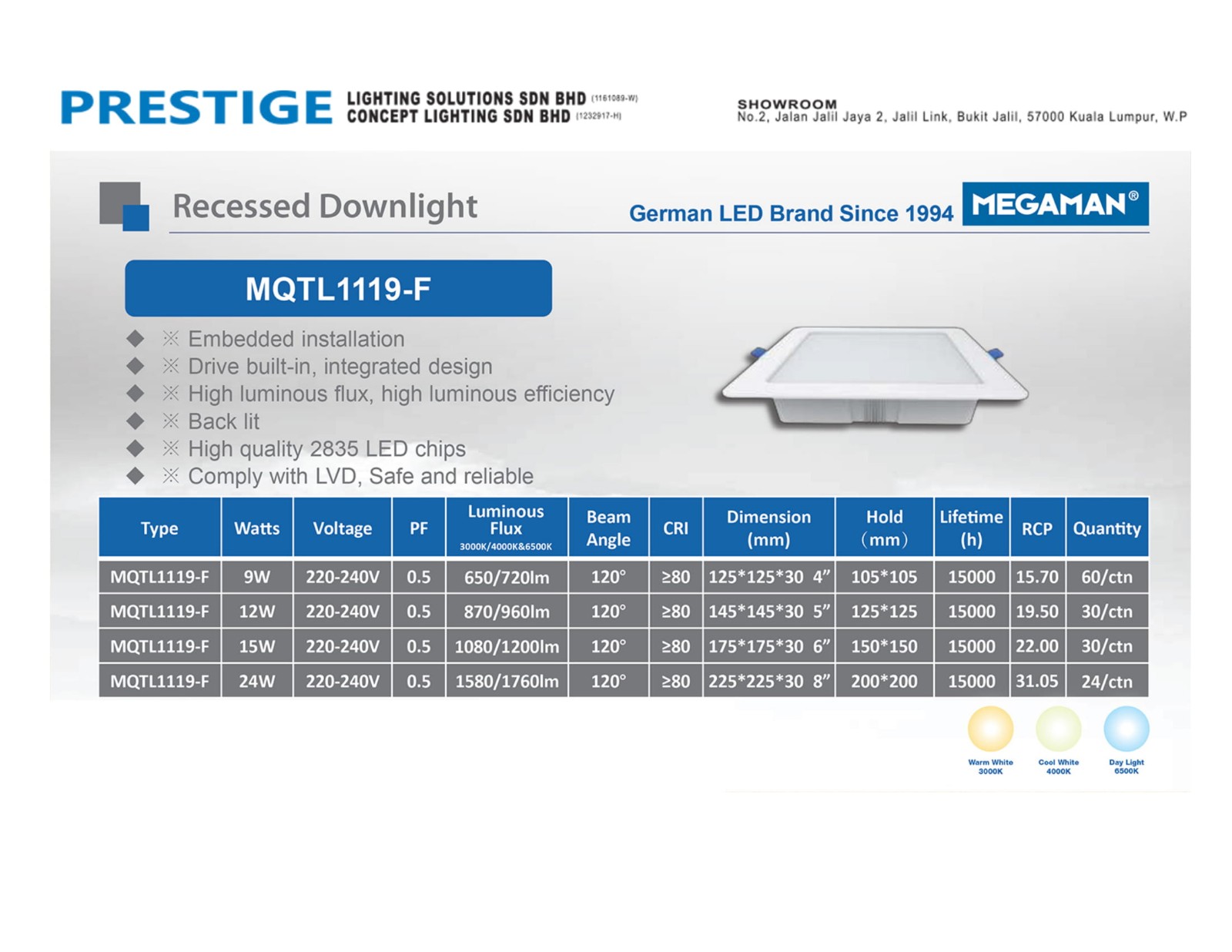 LED Surface Light & Recessed Downlight Series