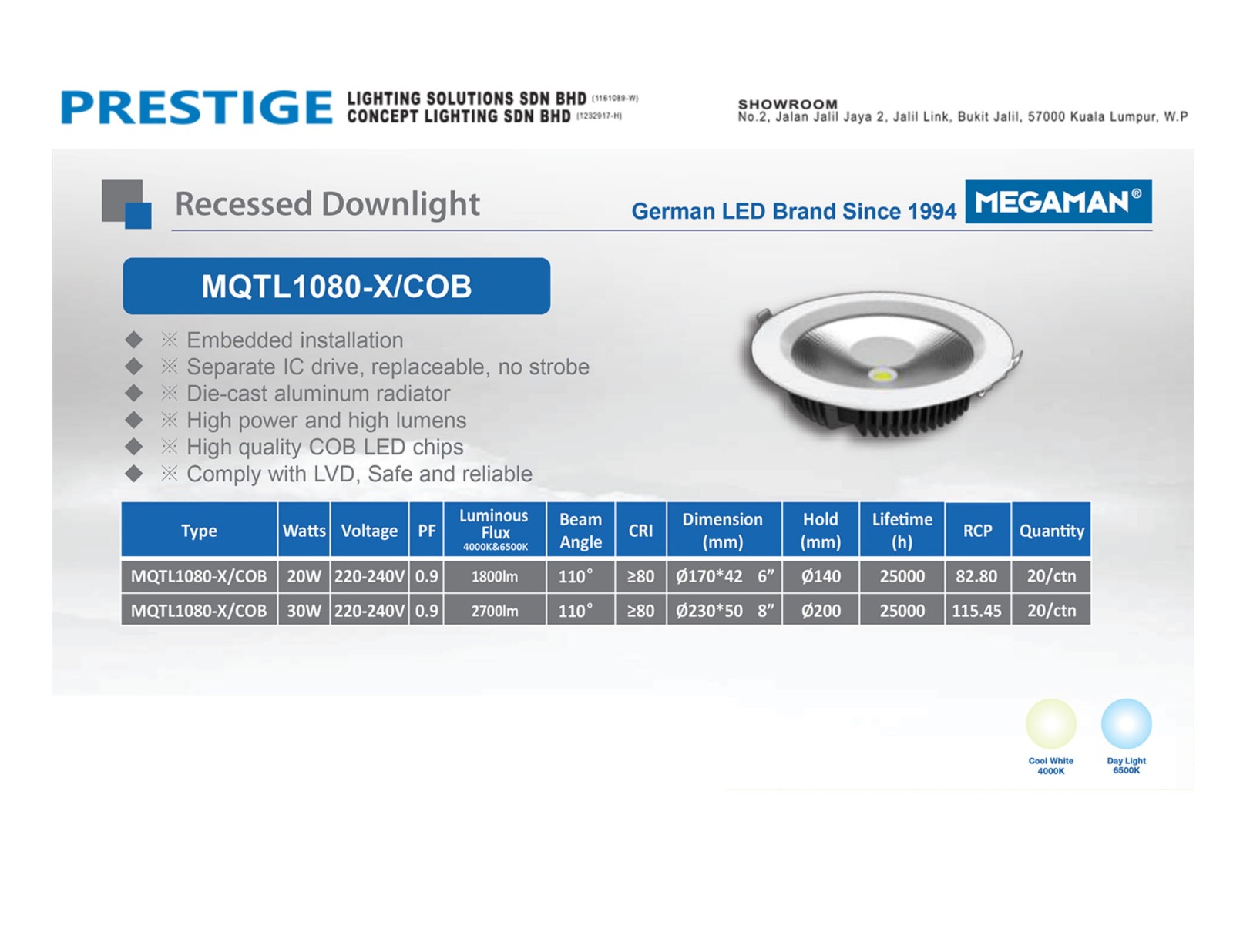 LED Surface Light & Recessed Downlight Series