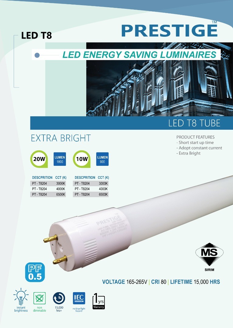 LED T8 tube series