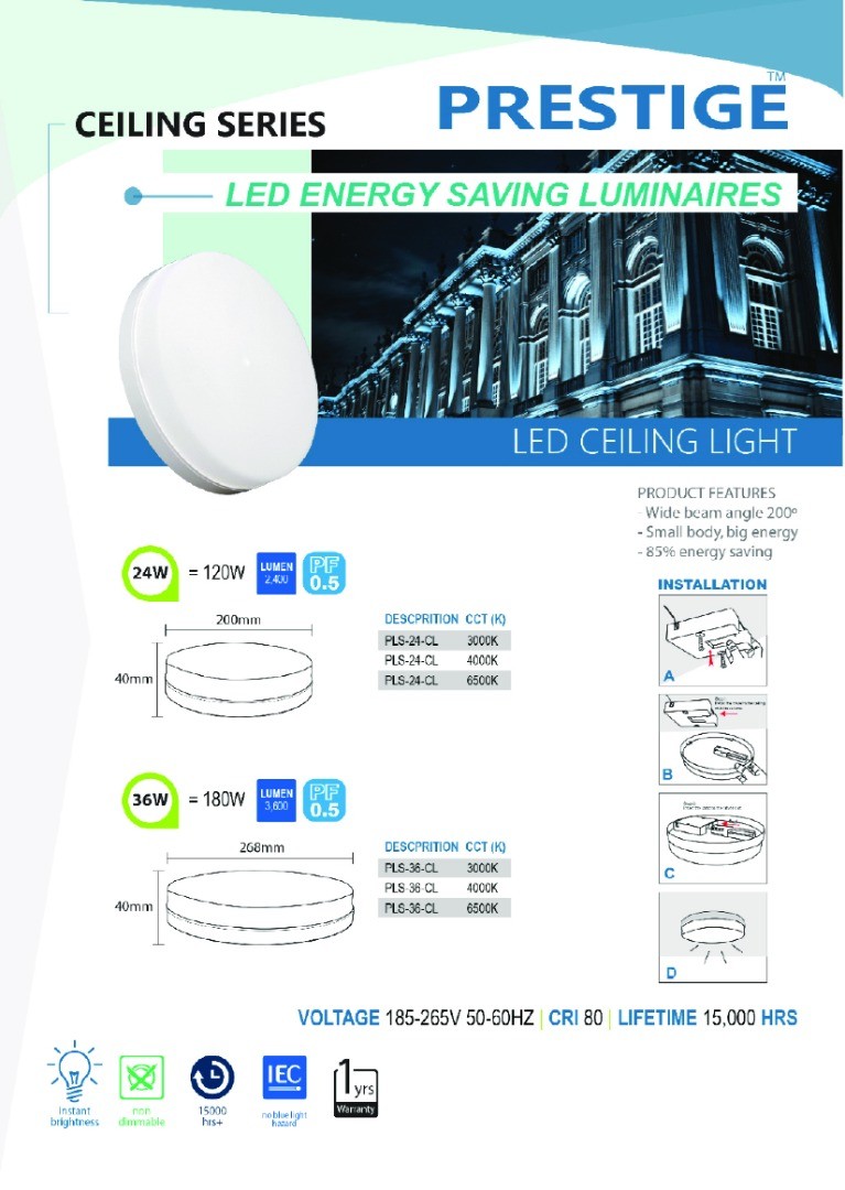 LED Ceiling Lights Series Round