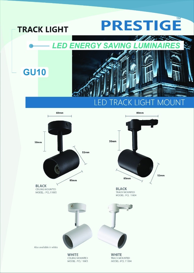 LED Track Light Casing