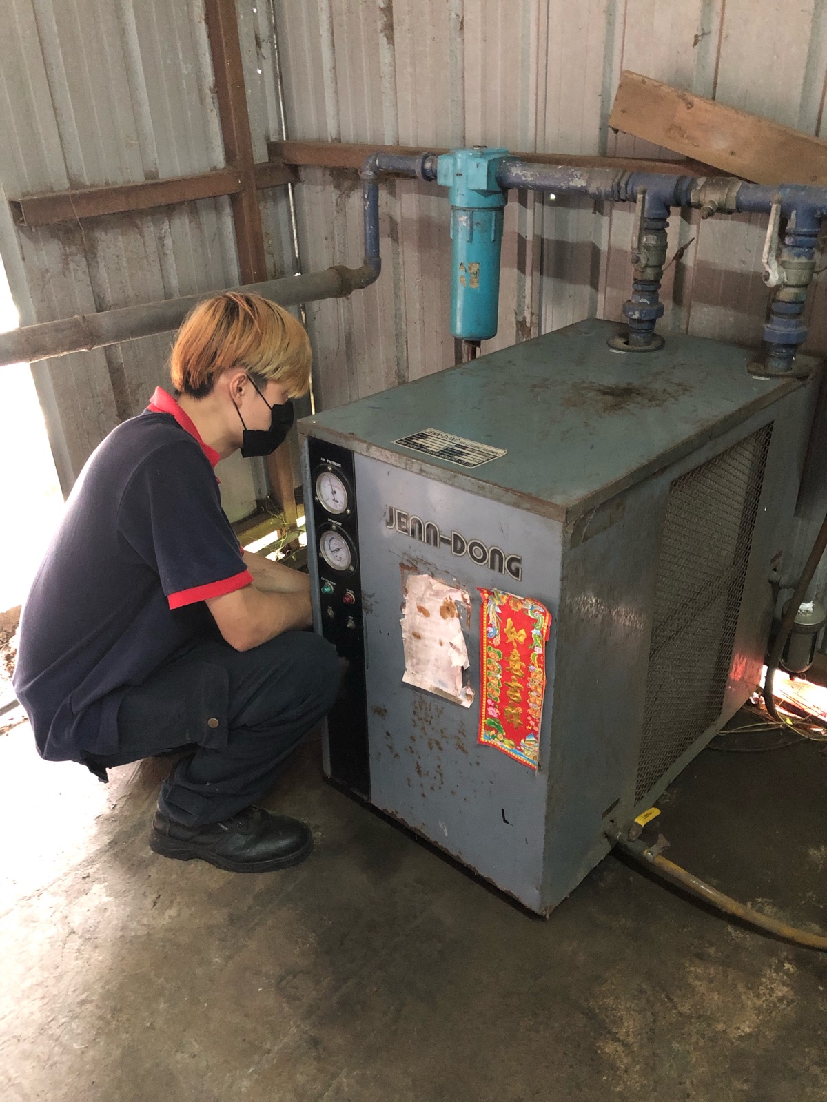 Service 30 HP JENN DONG Air Dryer