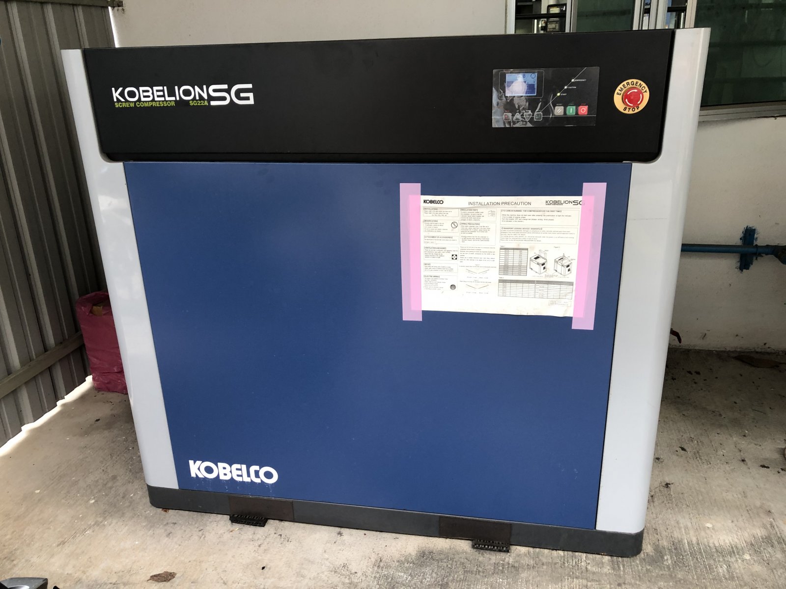 Kobelco Air Compressor SG22A