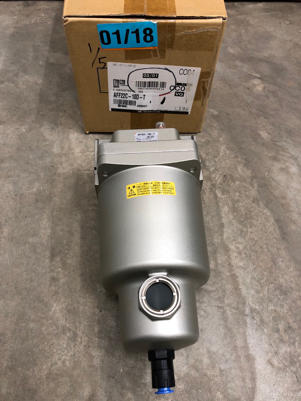 SMC Main Line Filter AFF22C-10D-T 