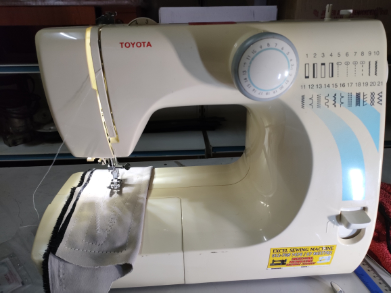  JOB REPAIR SEVIS FOR TOYOTA PORTABLE SEWING MACHINE
