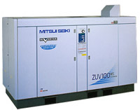 Mitsui Seiki Oil Free Inverter Type Air Compressor ZUV100WS 