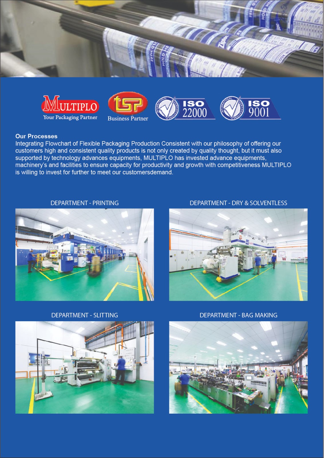 Flexible Packaging Catelogue Production