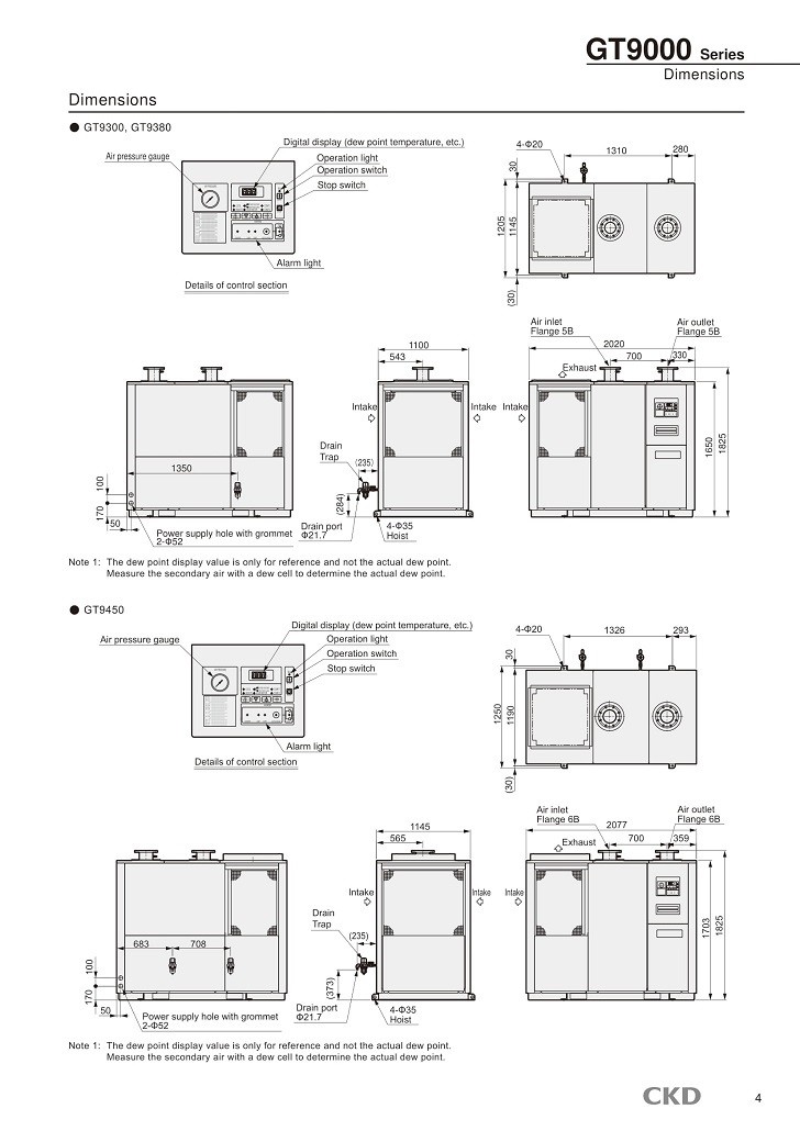 CKD Air Dryer GT9000 9