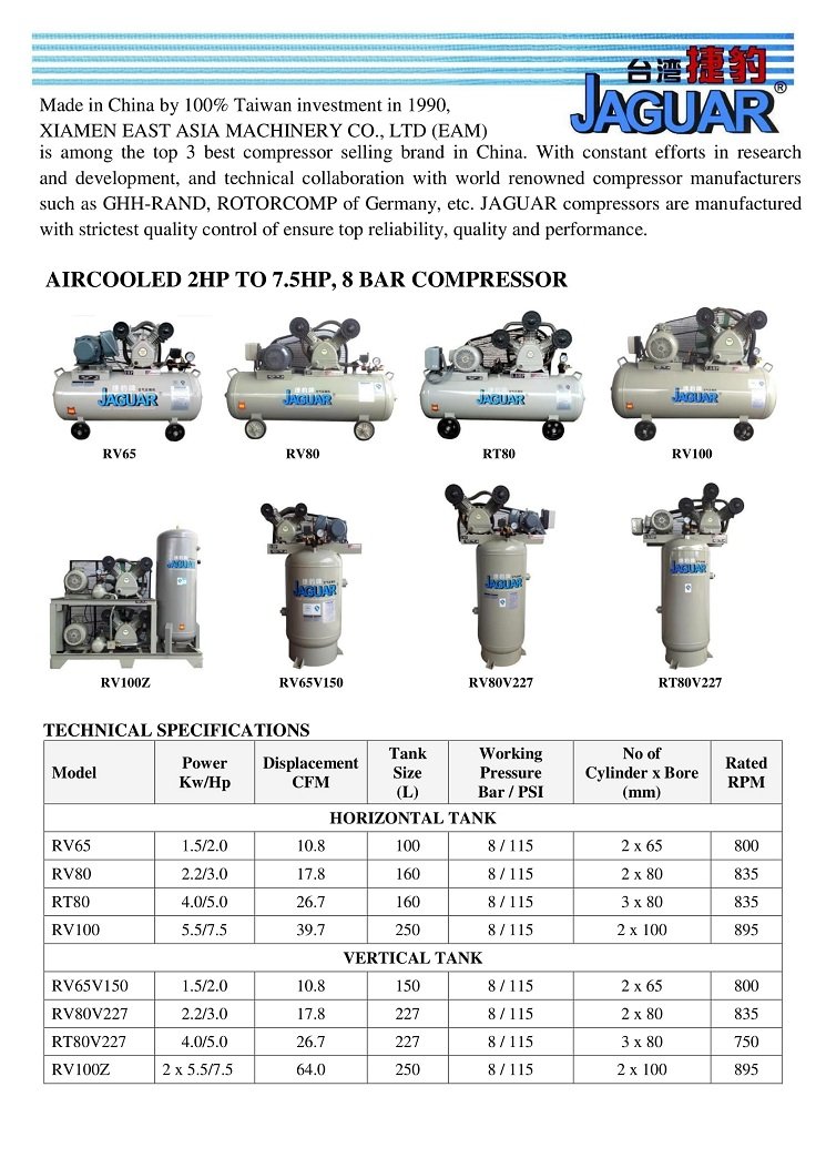 Jaguar Compressor Catalog