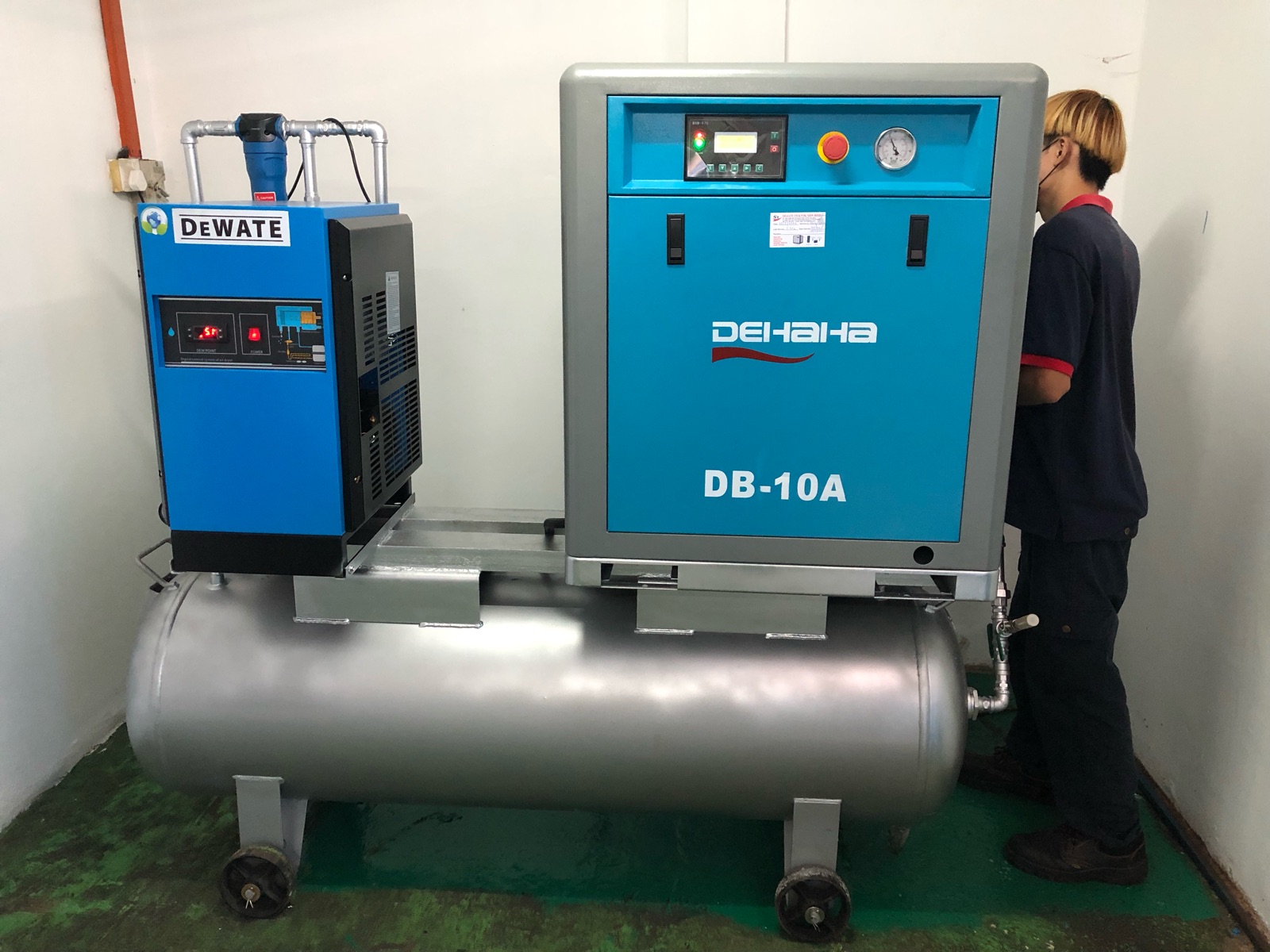 DEHAHA 10 HP 3in1 Air Compressor New Installation Works 