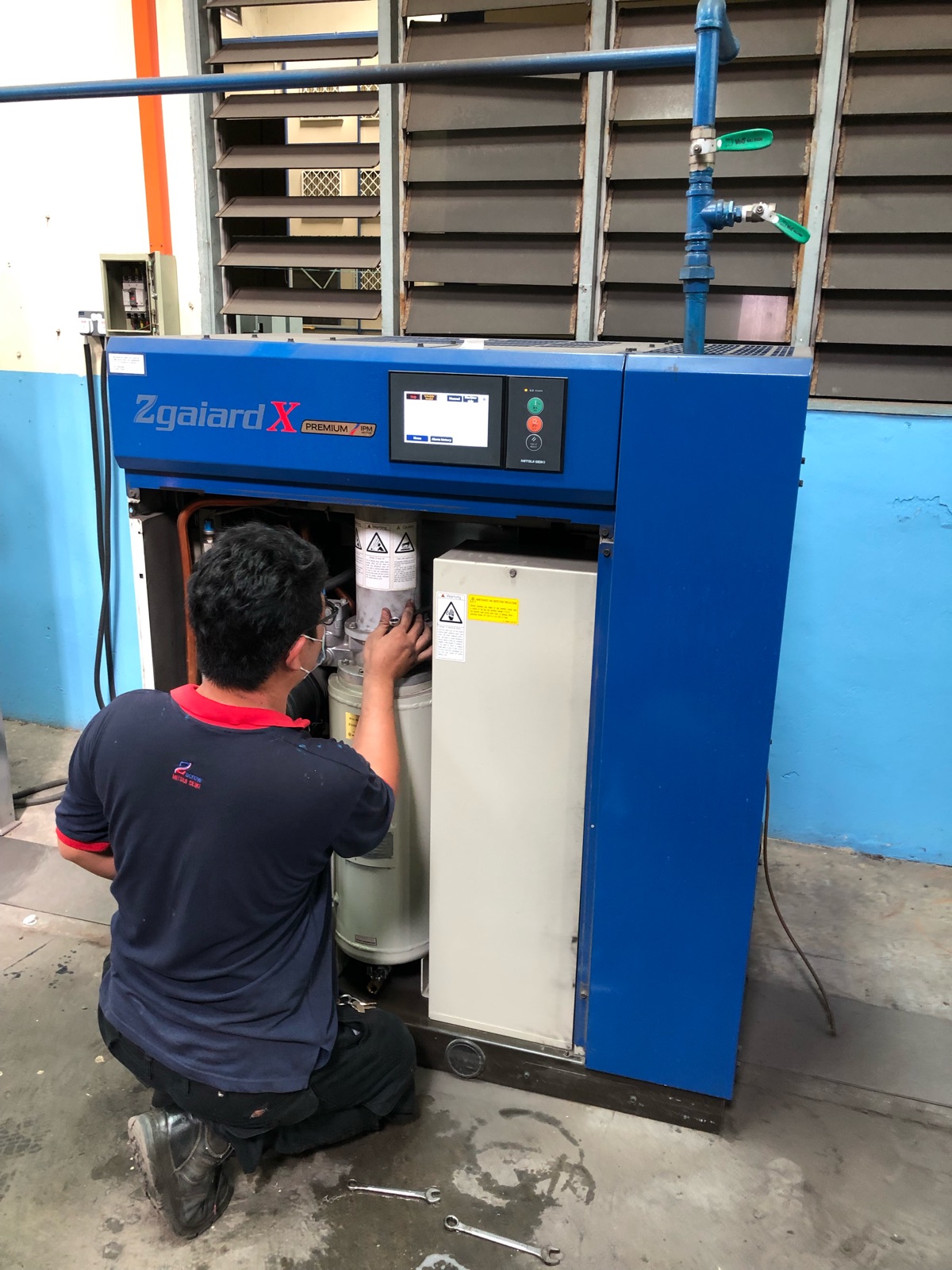 Service Mitsui Seiki Air Compressor 