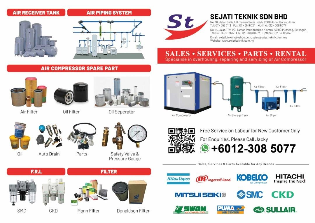 Sales & Services Compressed Dry Air System 1