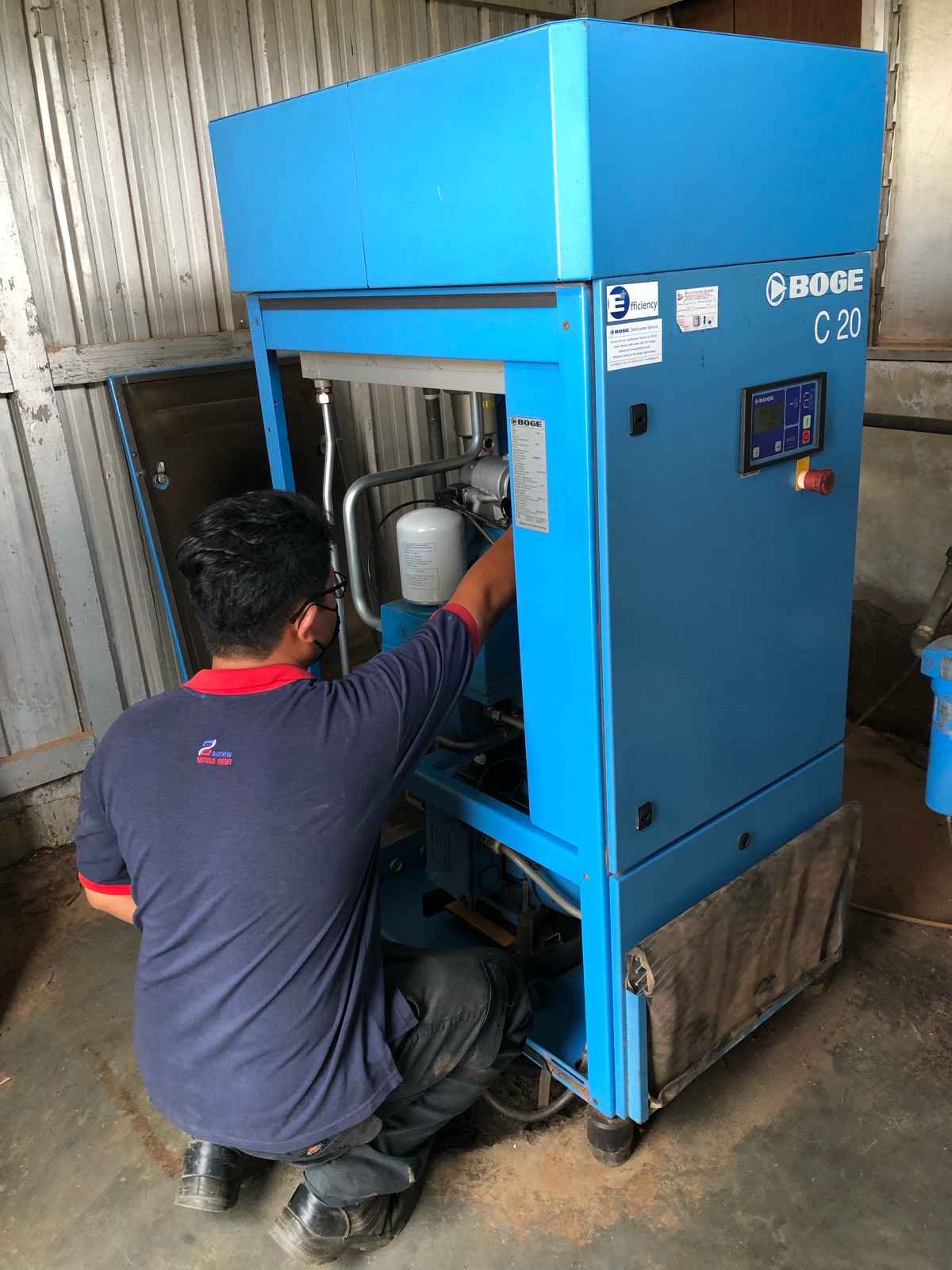 Repair Boge Air Compressor C20