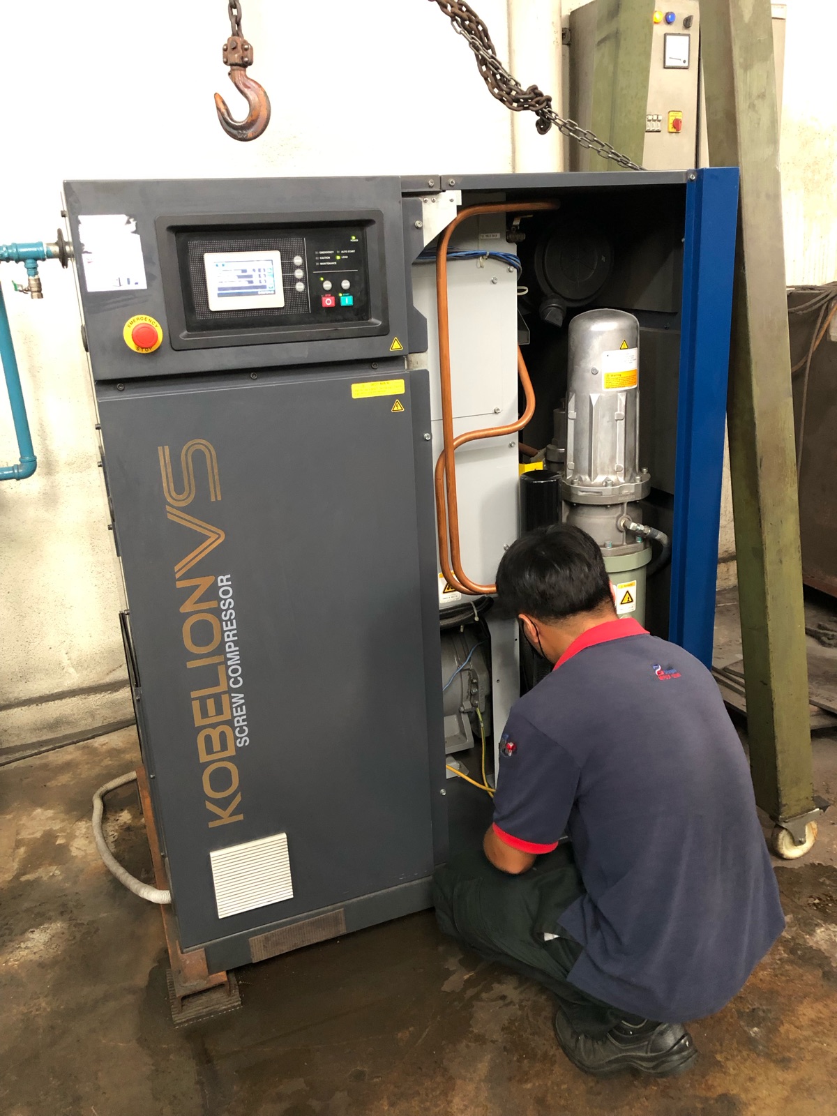 Service Kobelco Air Compressor VS22AIV