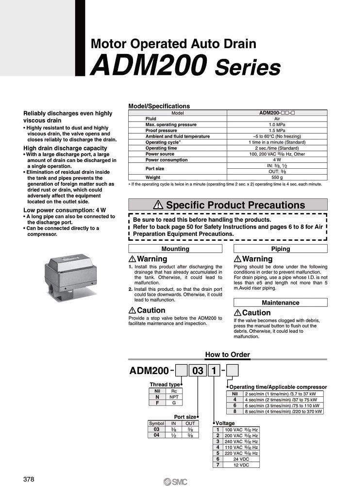 ADM200 Catalog