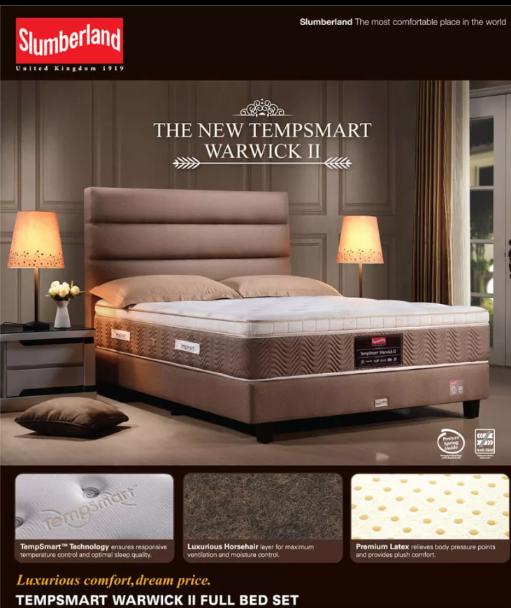 TempSmart™ Warwick II FULL BED SET
