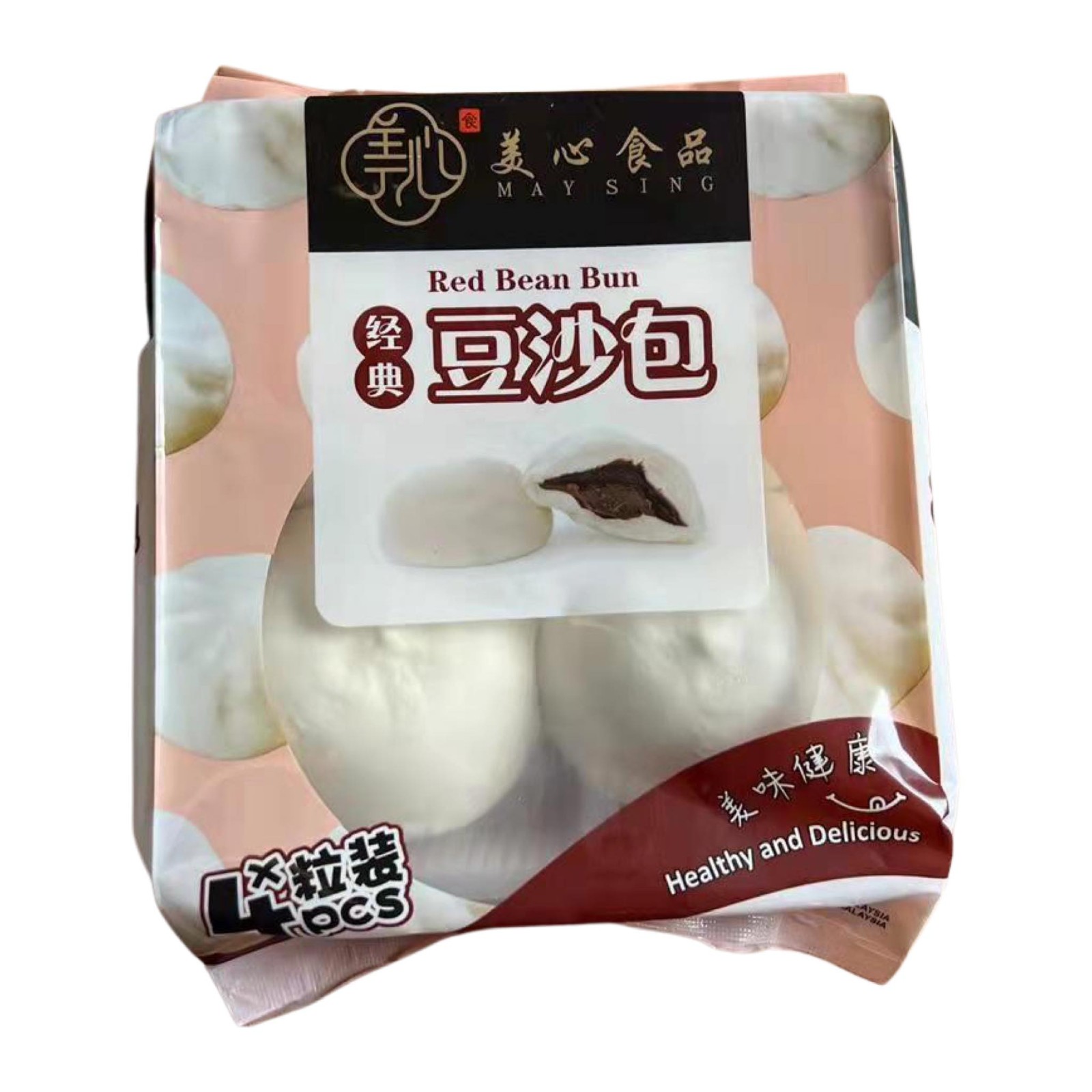 RED BEAN BUN 4PCS