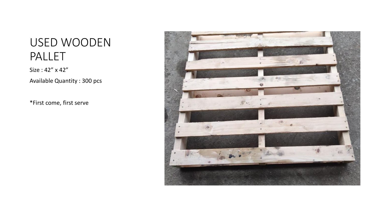 Used Wooden Pallet for sale