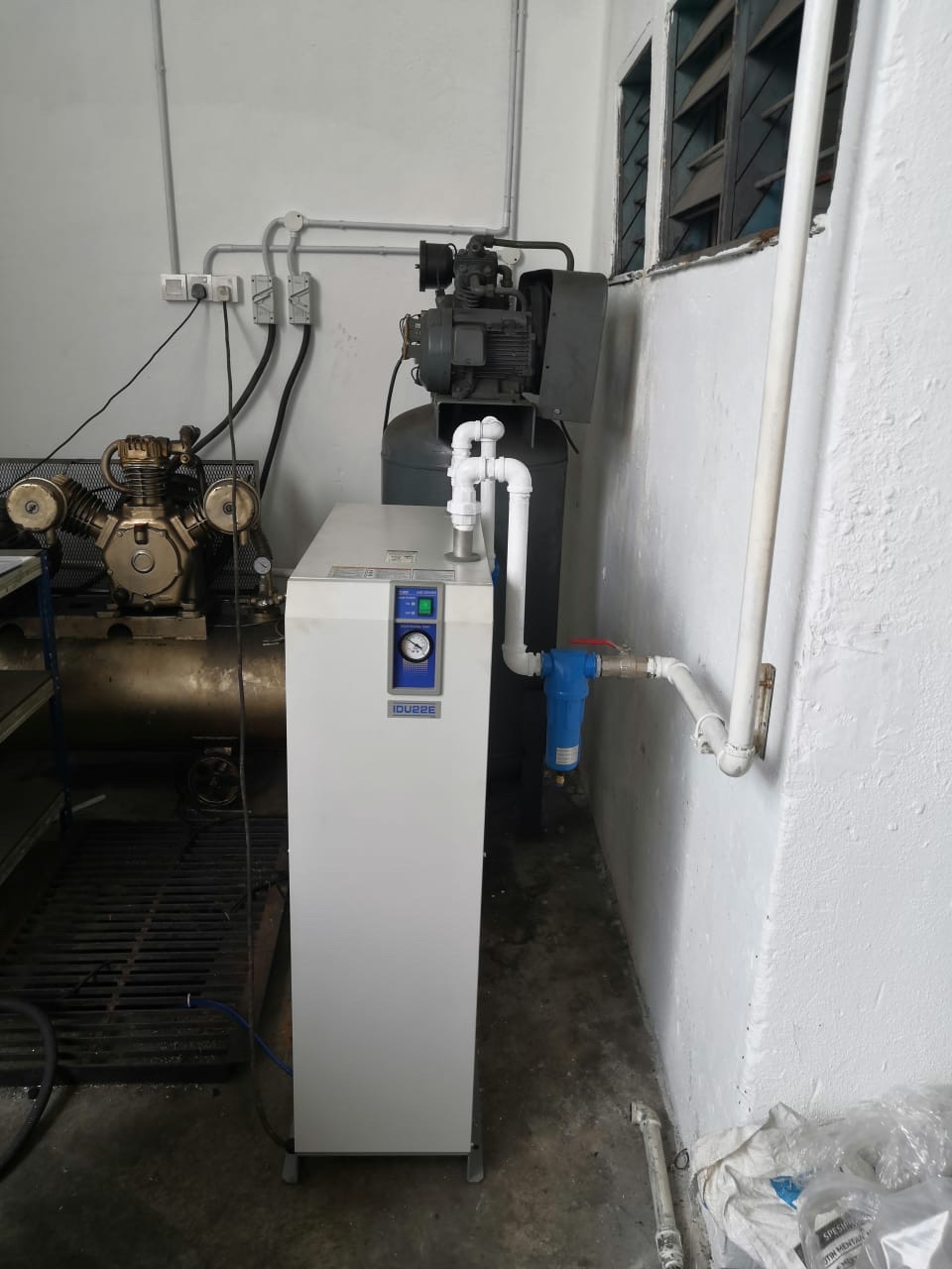SMC Air Dryer G.I Pipe Installation Works IDU22E-23