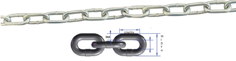 E. Galvanized Chain
