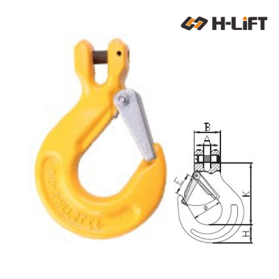 G80 Clevis Sling Hook With Latch, CSH Type