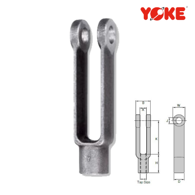YOKE End (Clevis End) Threaded