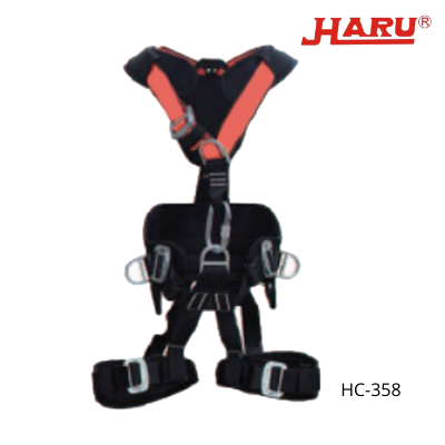 Deluxe Safety Harness HC-358 - Side D Ring And Relax Waist Belt