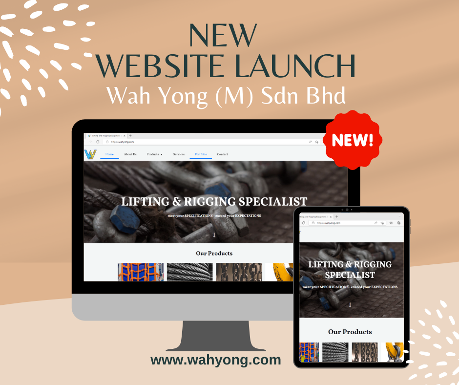 New Website Launch - www.wahyong.com New Website Launch - www.wahyong.com