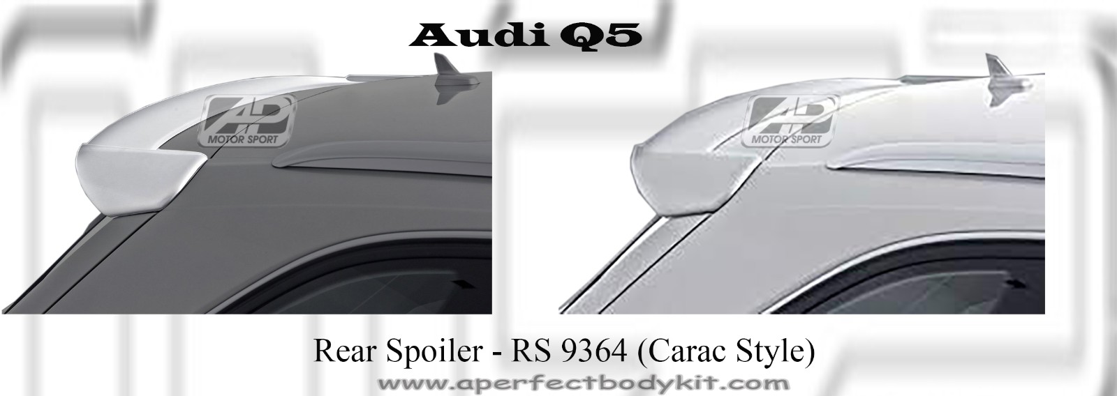 Audi Q5 Rear Spoiler (Carac Style) 