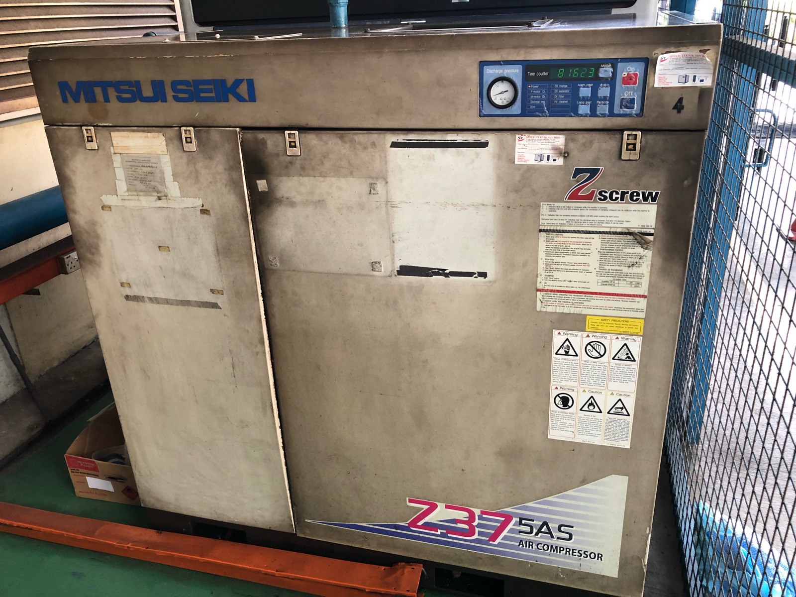 Mitsui Seiki Air Compressor Z375AS