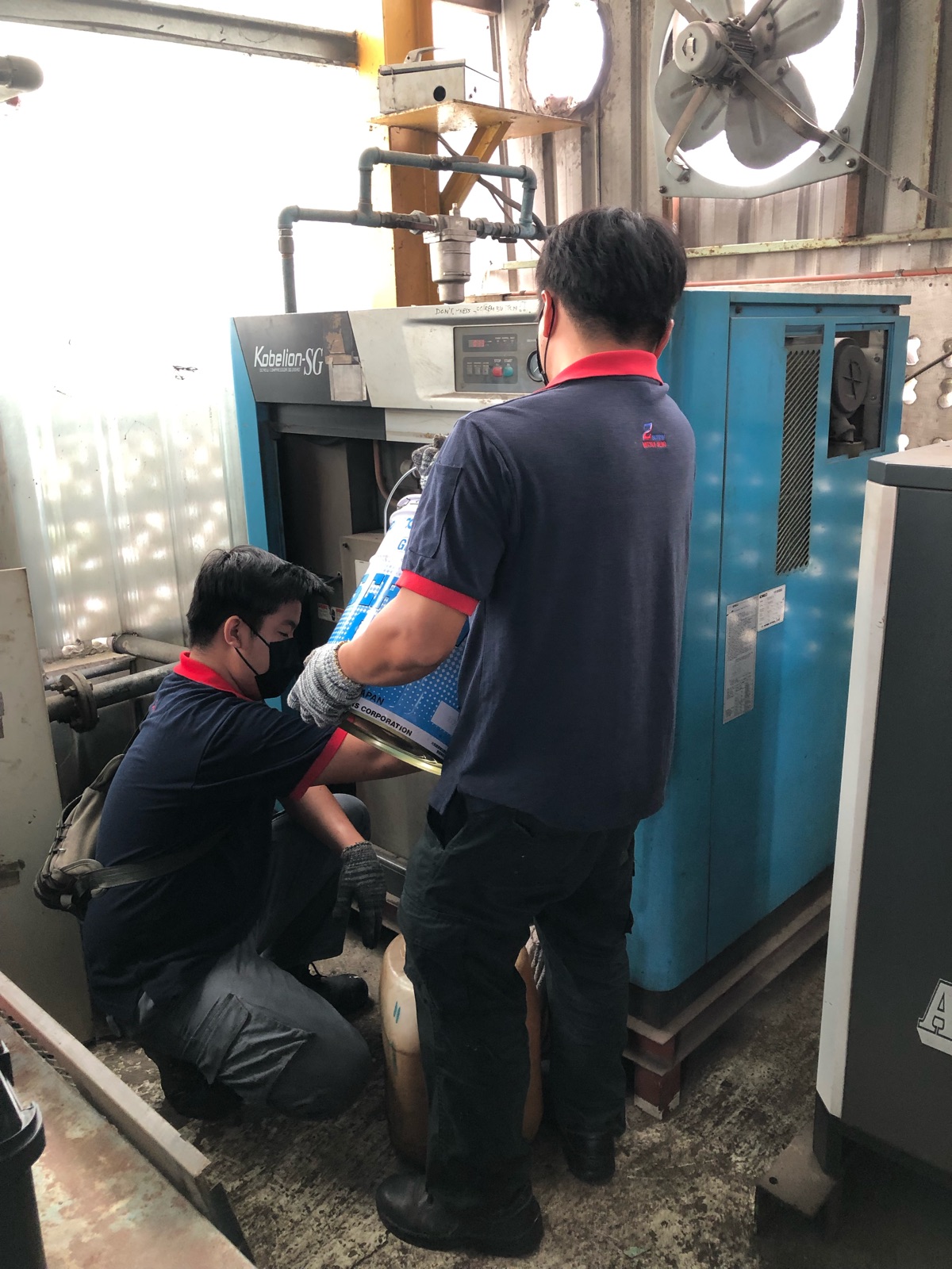 Service Kobelion SG Air Compressor 