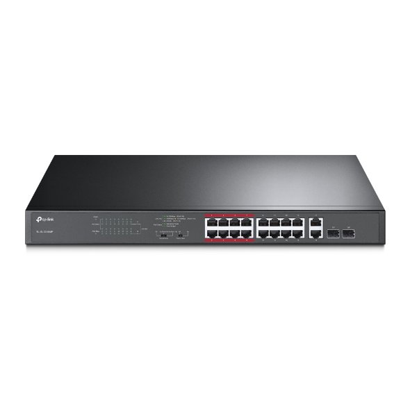 TL-SL1218MP.TPLink 16-Port 10/100Mbps + 2-Port Gigabit Unman