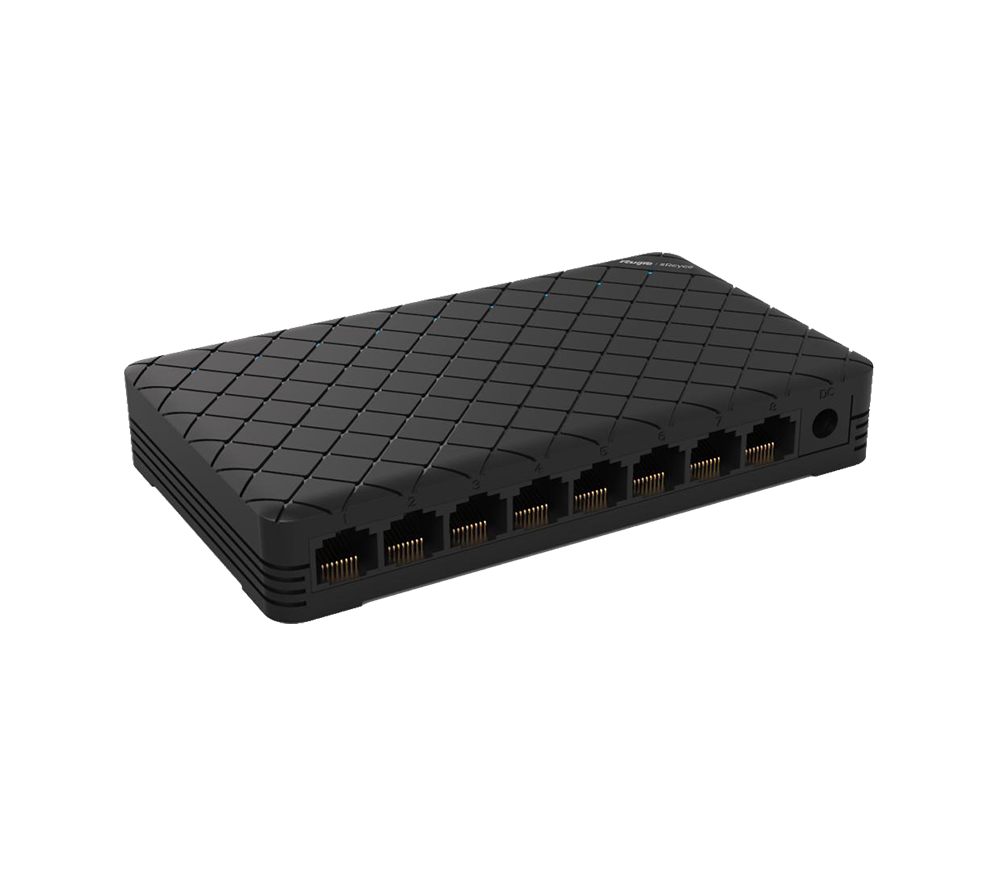 RG-ES08.RUIJIE 8-Port 100Mbps Unmanaged Plastic Switch