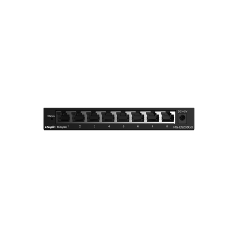 RG-ES208GC.RUIJIE 8-Port Gigabit Cloud Mananged Non-PoE Swit