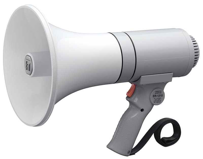 ER-1215.TOA (23W max.) Hand Grip Type Megaphone ER-1215.TOA (23W max.) Hand Grip Type Megaphone