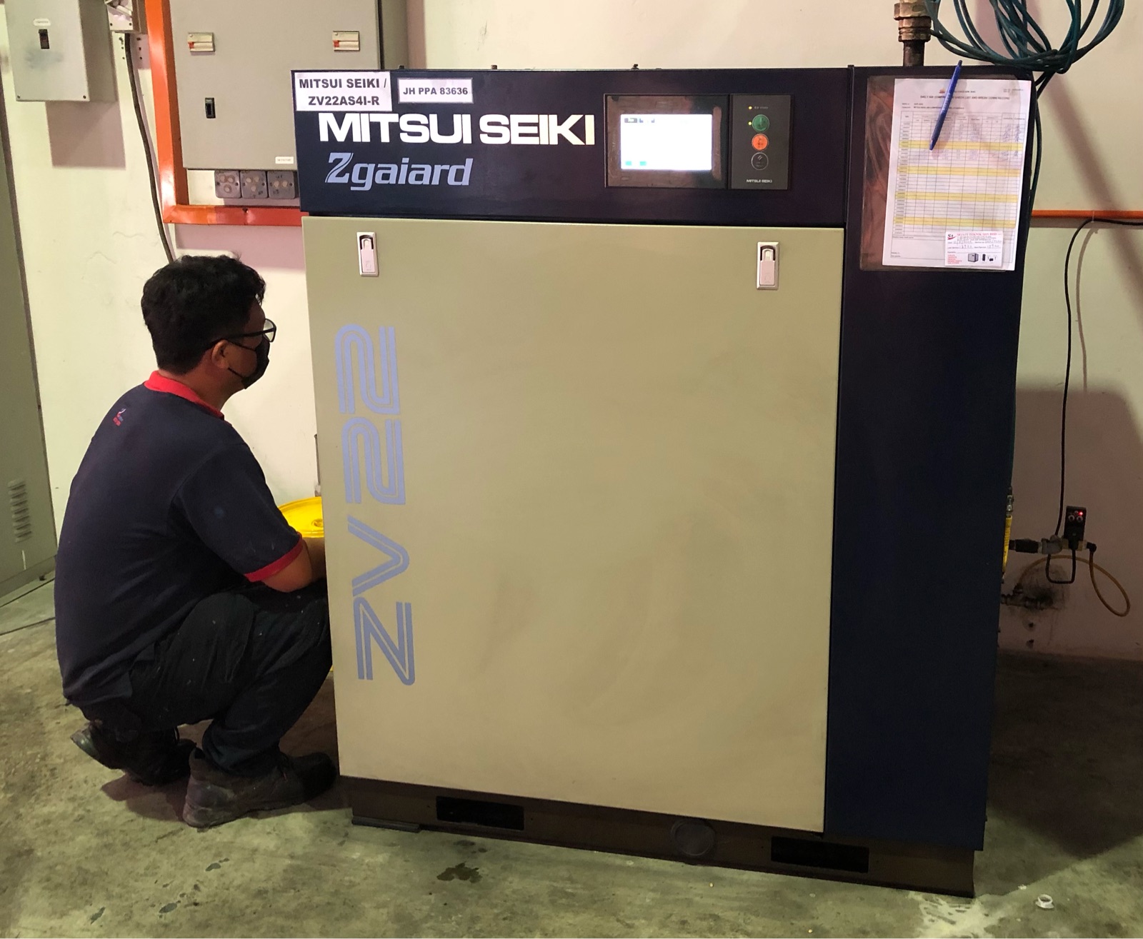 Service Mitsui Seiki Inverter Type Air Compressor 