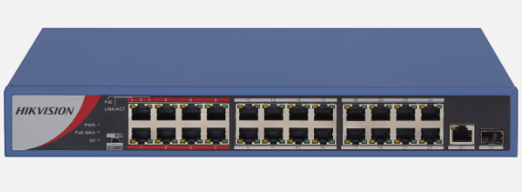 DS-3E0326P-E/M(B).HIKVISION 24 Port Fast Ethernet Unmanaged 