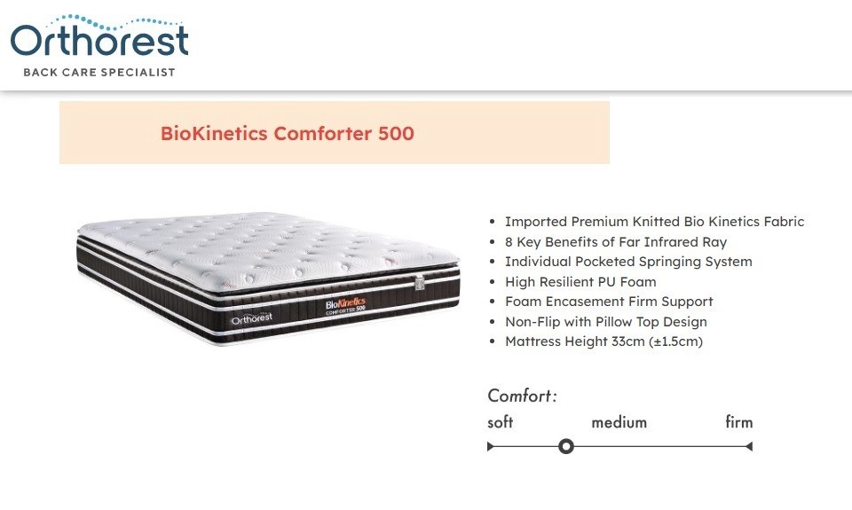BioKinetics  Comforter-500