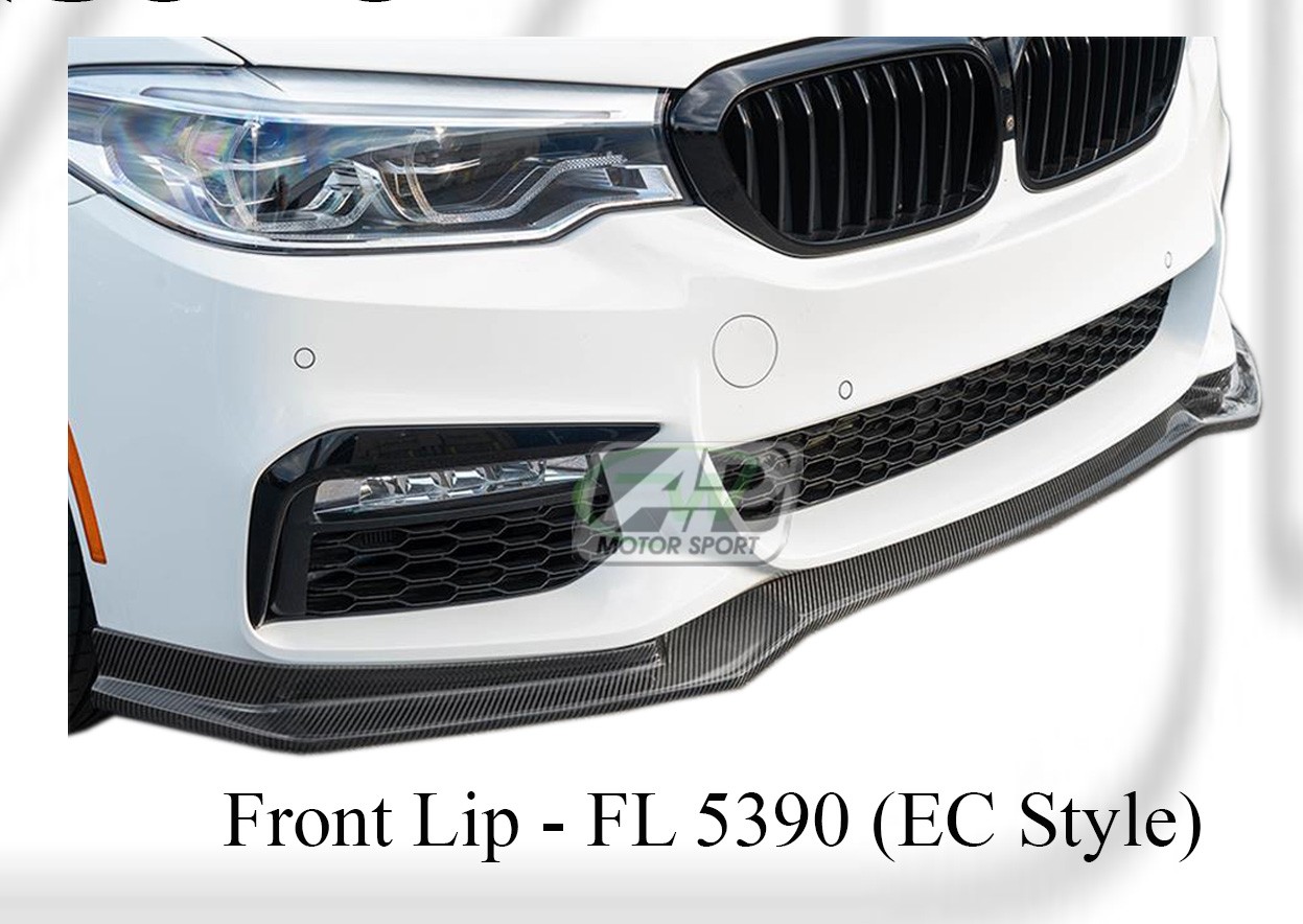 BMW 5 Series G30 Front Lip (EC Style) (Carbon Fibre / FRP Ma