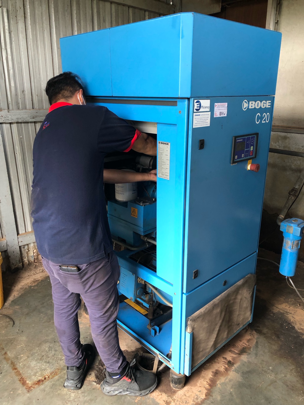 Service Boge Air Compressor JB