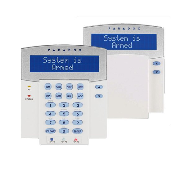 EVO641 / K641+.PARADOX Keypad with 32 Zone Blue LCD Display EVO641 / K641+.PARADOX Keypad with 32 Zone Blue LCD Display
