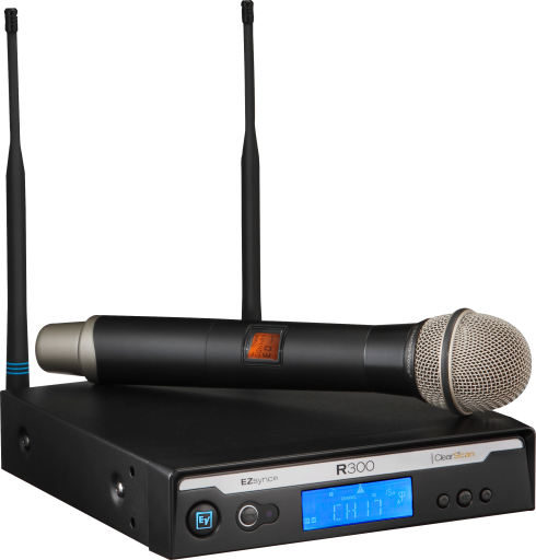 R300-HD.ELECTRO-VOICE Handheld system with PL22 dynamic micr