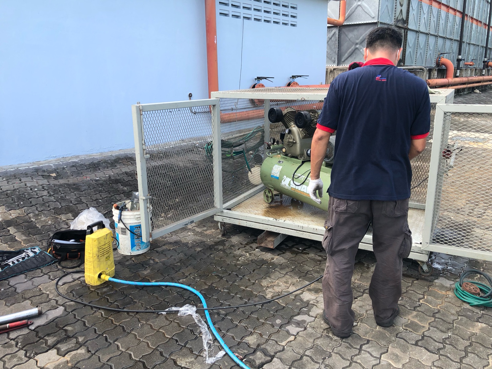 Service Swan Air Compressor 