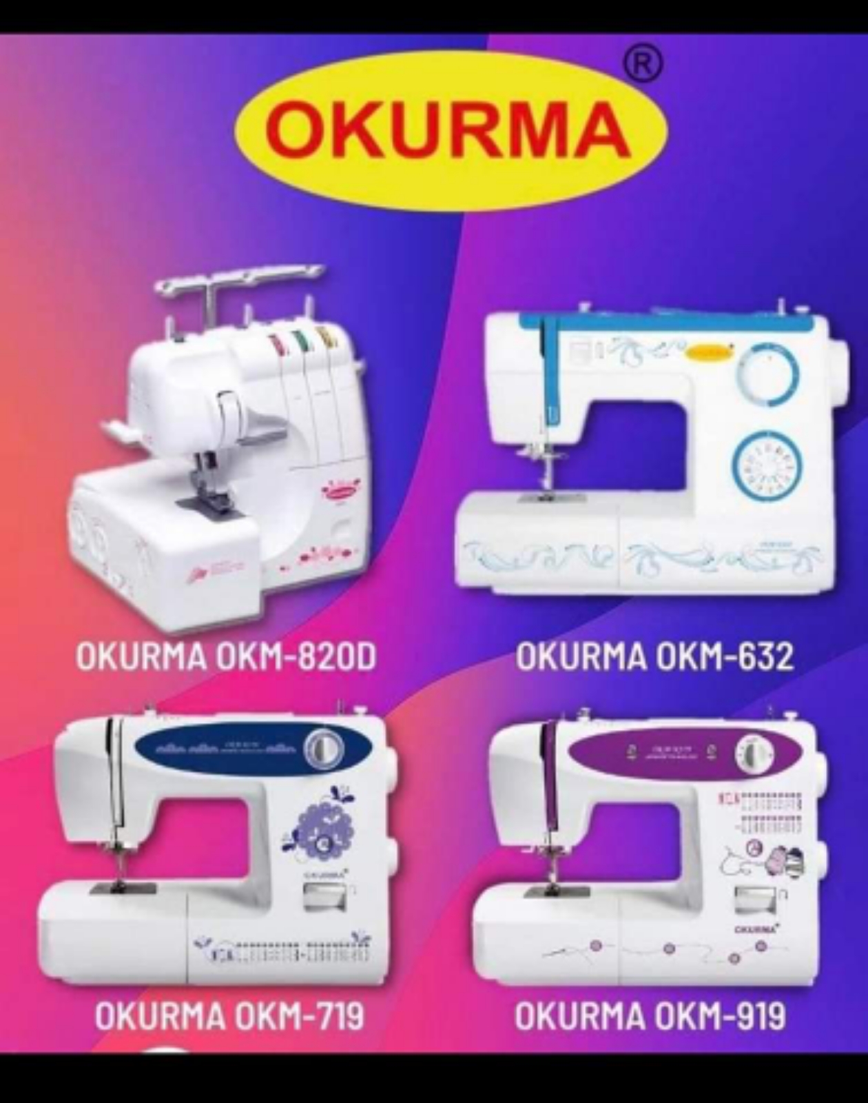 OKURMA HOME SEWING MACHINE