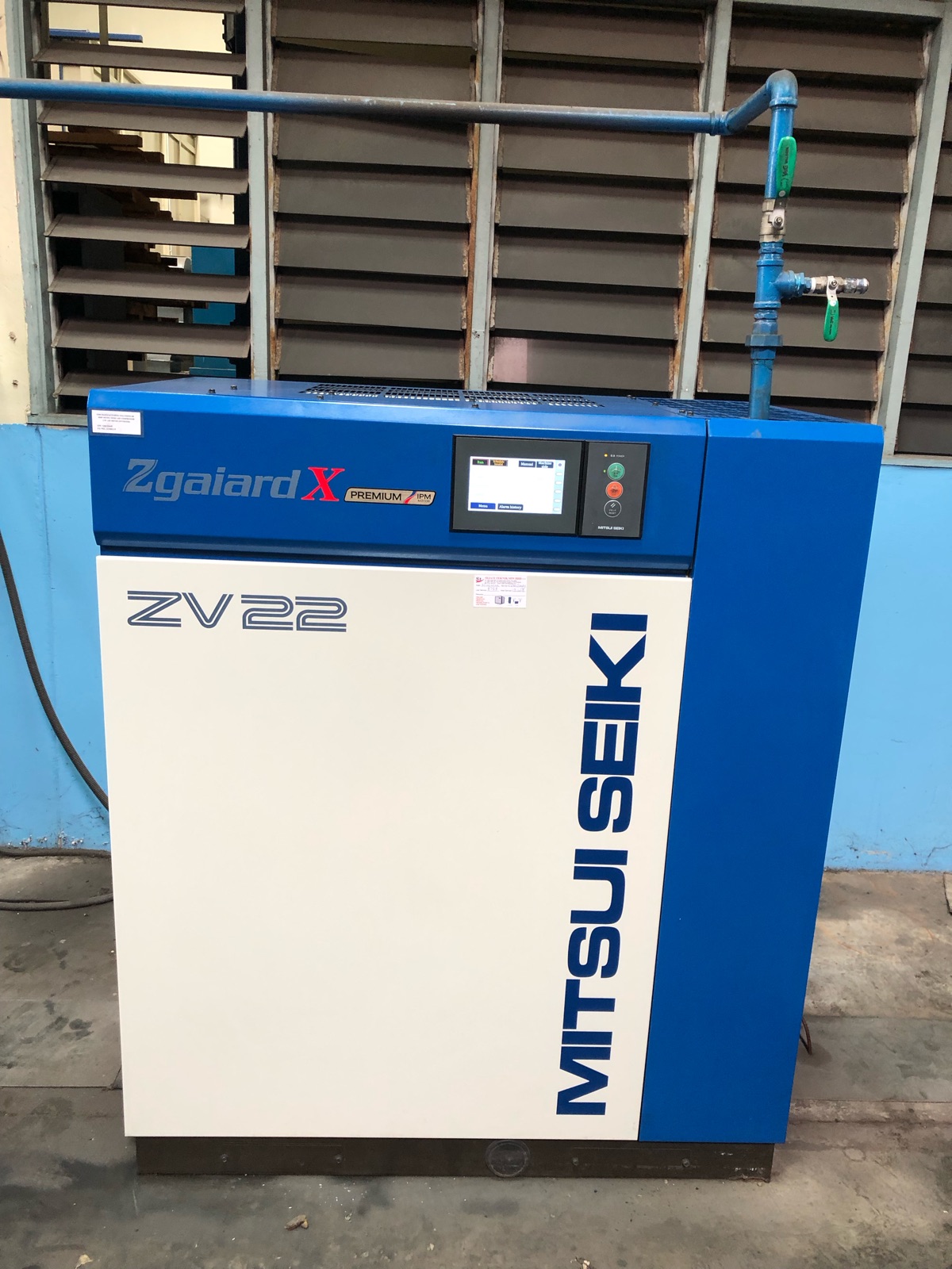 Mitsui Seiki Air Compressor ZV22