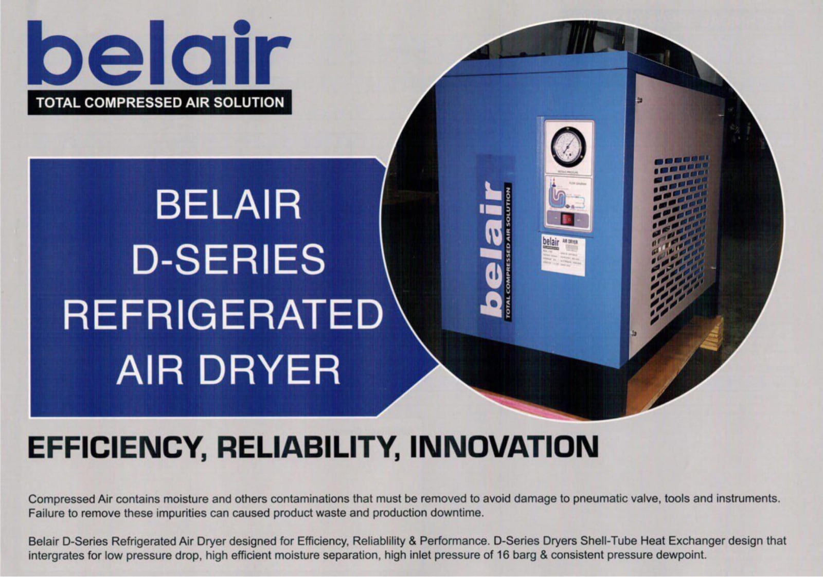 Belair Air Dryer D Series 