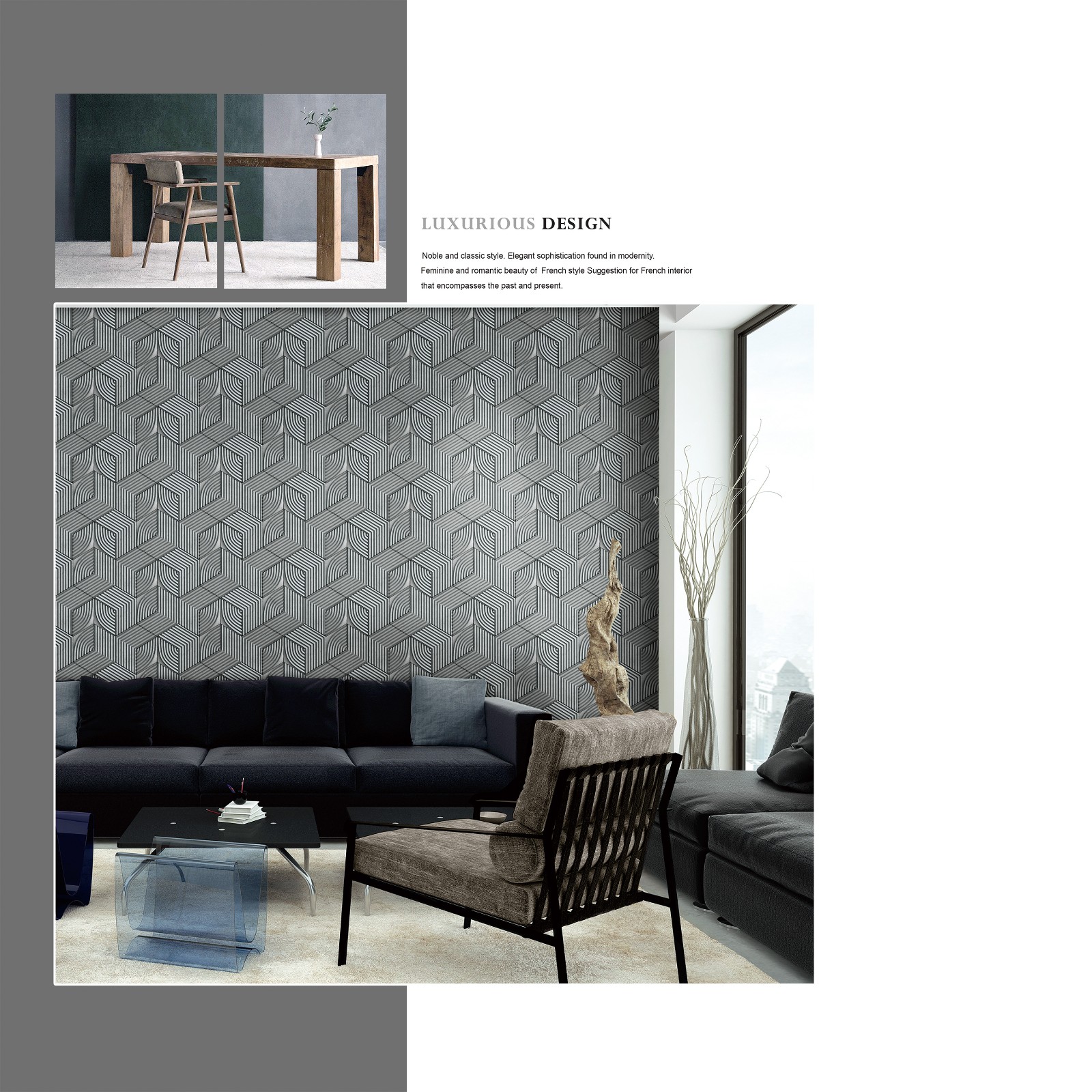 Europe Wallpaper Luxurious Design