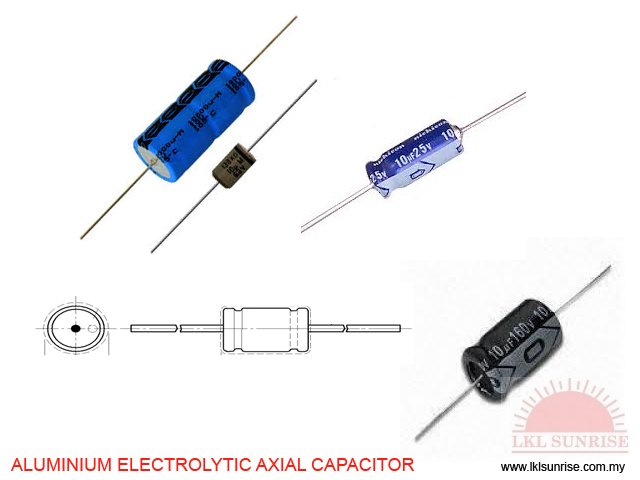 ALUMINIUM ELECTROLYTIC AXIAL CAPACITOR