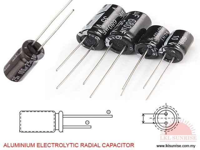 ALUMINIUM ELECTROLYTIC RADIAL CAPACITOR